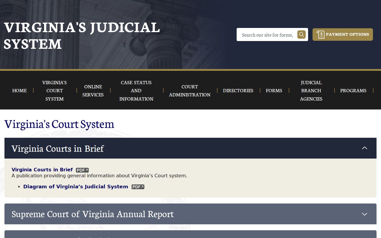 Botetourt County warrant process, Virginia court hierarchy and magistrate roles